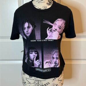 BLACKPINK How You Like That TShirt S Lisa‎ Jisoo Jennie Rose Crop Top